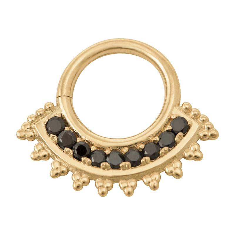 Afghan styled Septum gold ring jewelry
