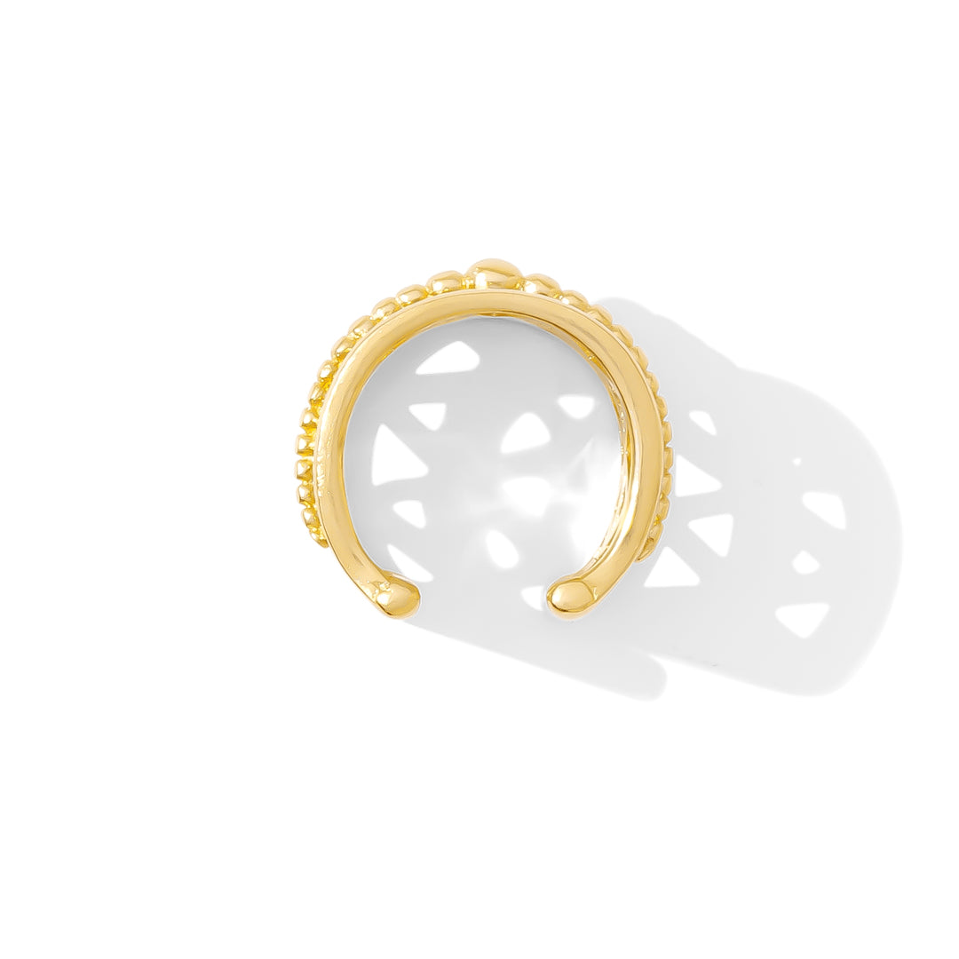 Beaded Triangle Ear Cuff