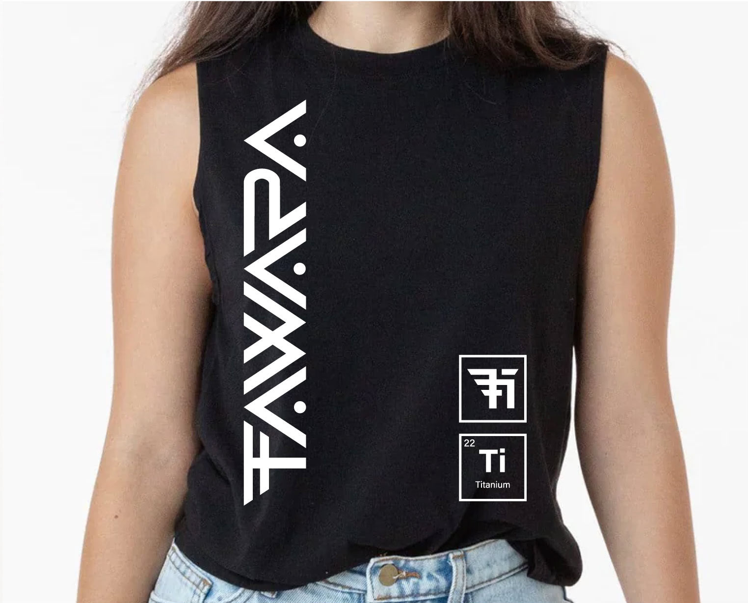 Titanium Logo Muscle Tee