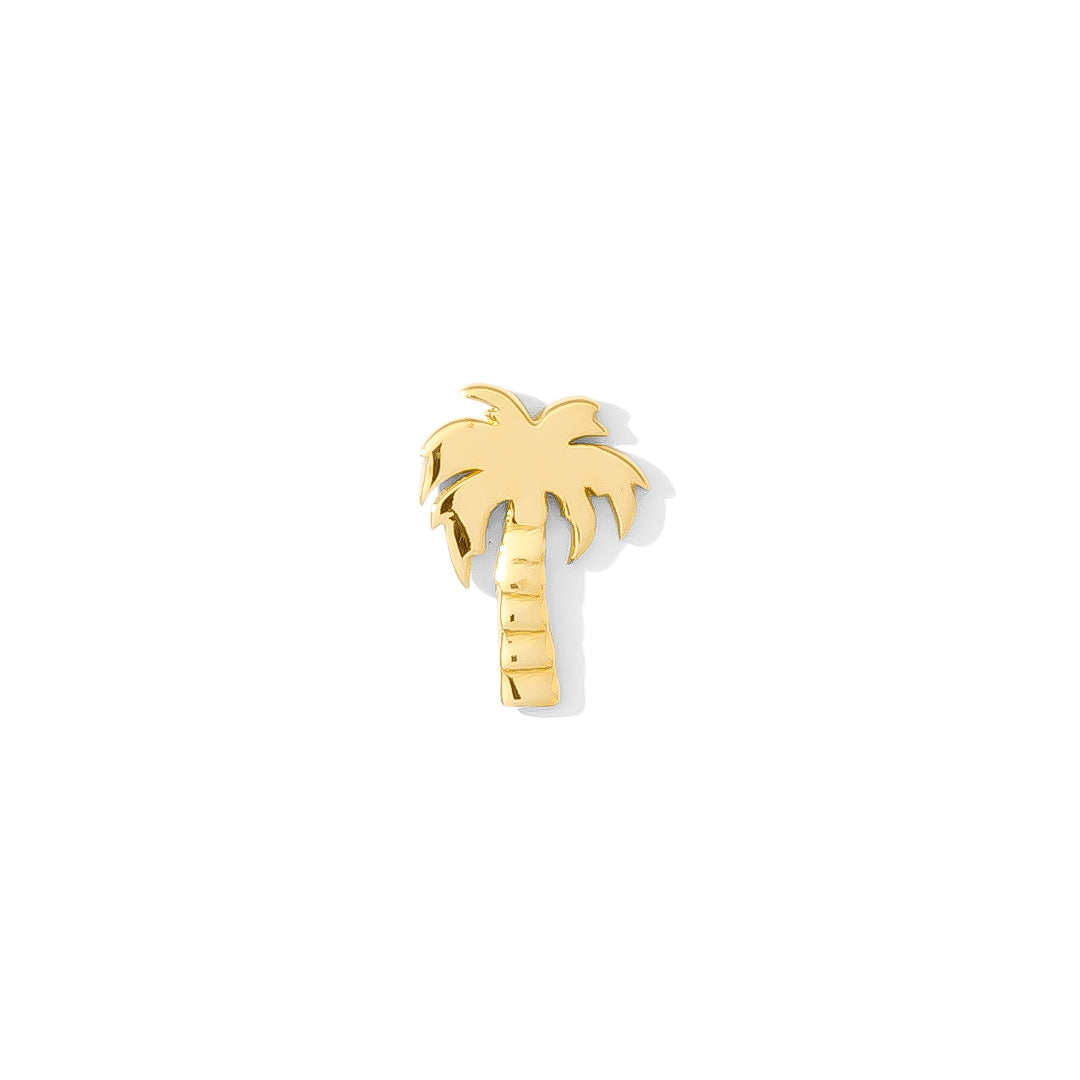pin palm plant Palm Tree Pin | 14k Threadless Ends