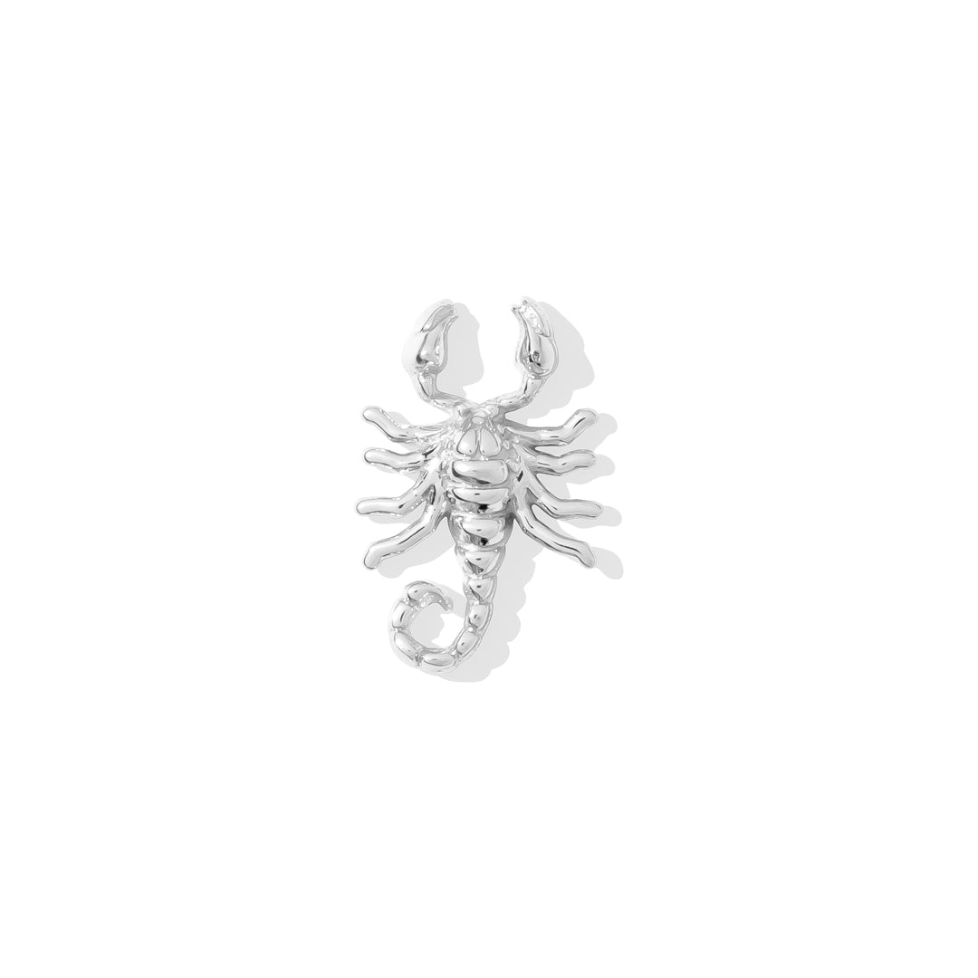 unique scorpion threadless end for bold piercings
