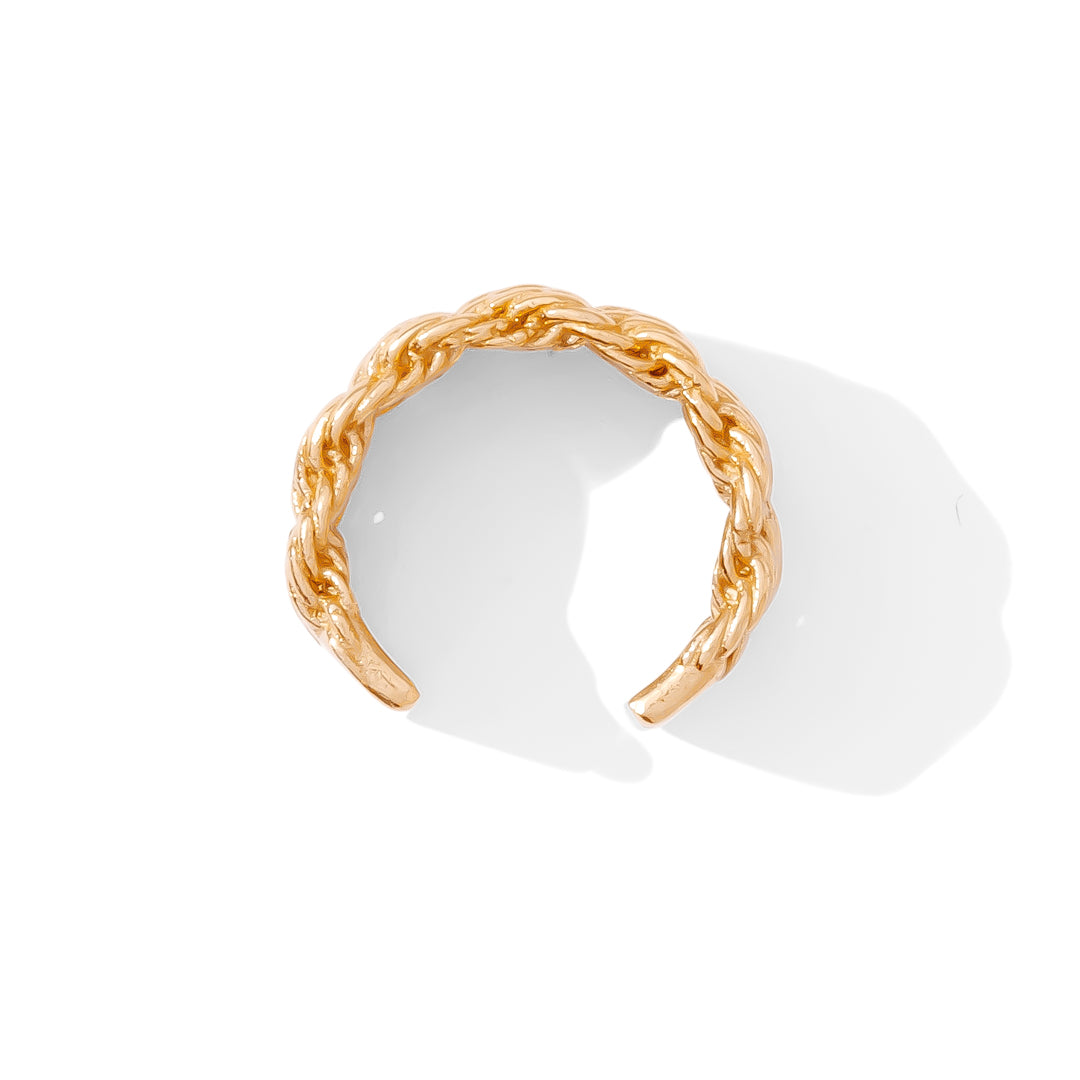 Stacked Rope Ear Cuff