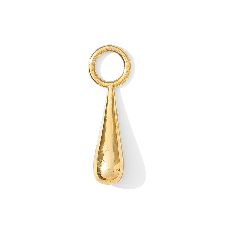 Droplet Charm Solid 14k