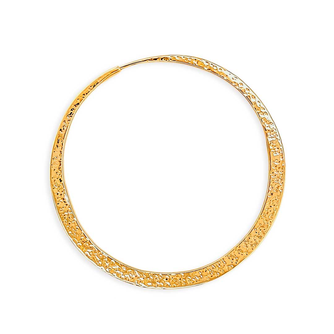 Flat Hoop Vermeil