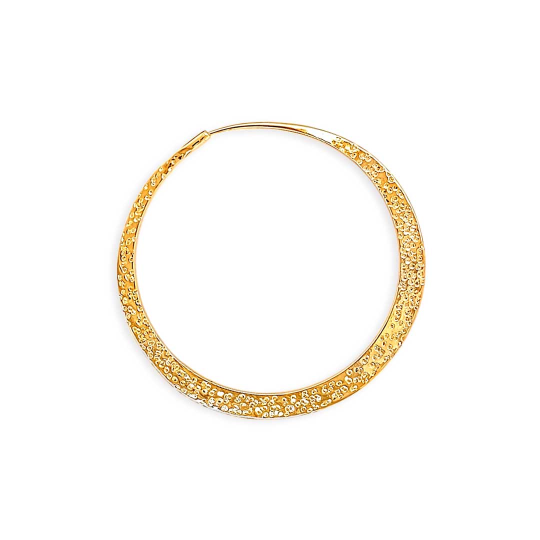 Flat Hoop Vermeil