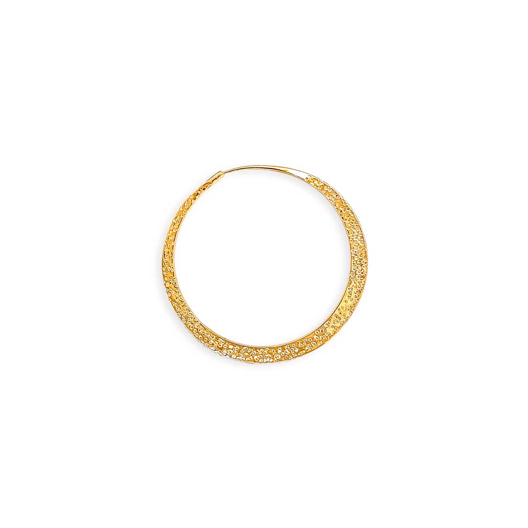 Flat Hoop Vermeil