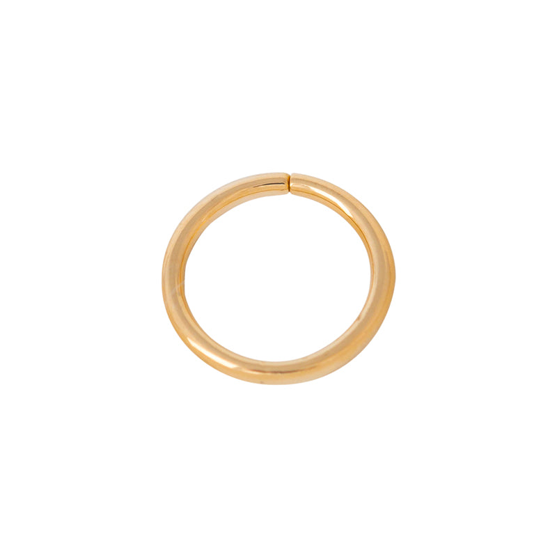 Minimalist gold ring pin for custom piercing styles