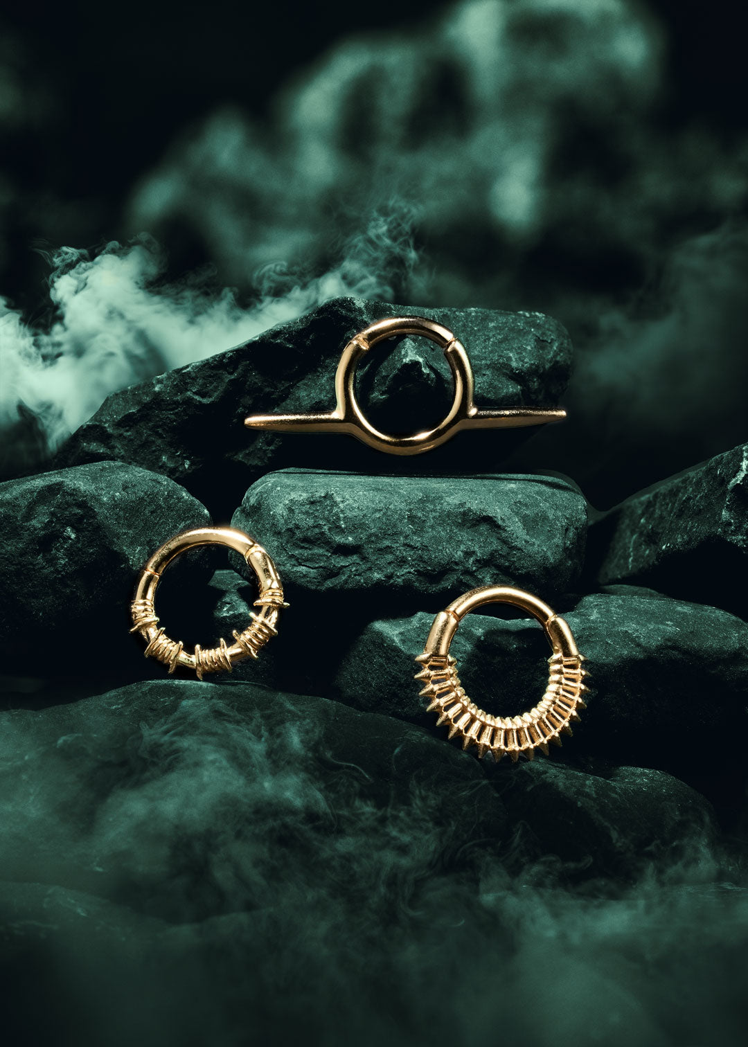 Levitate warrior gold ring series