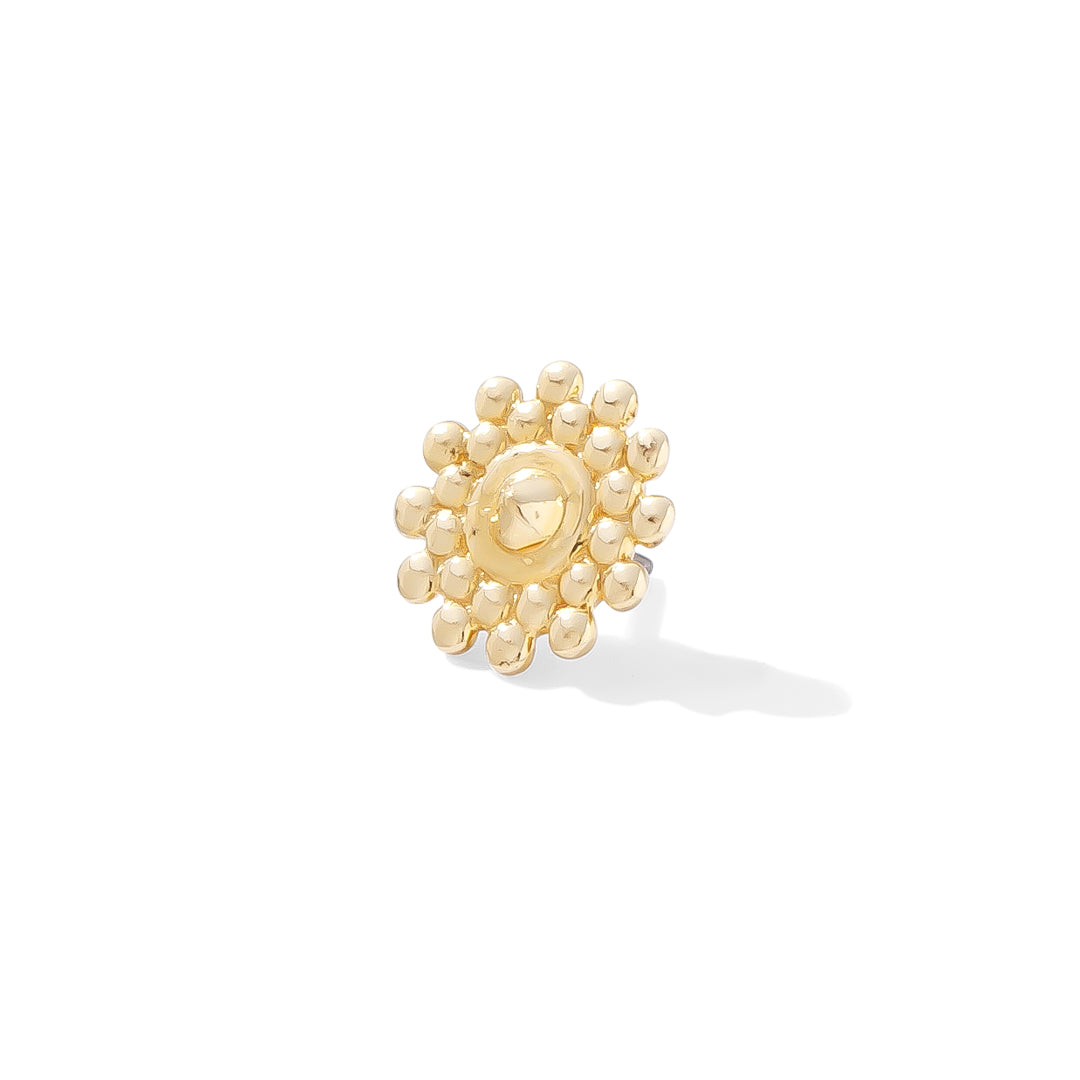 Intricate circular motif piercing jewelry
14k gold jewelry at tawapa
