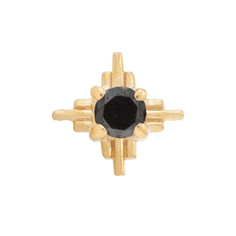 Radiant Pin | 14k Threadless Ends | TAWAPA