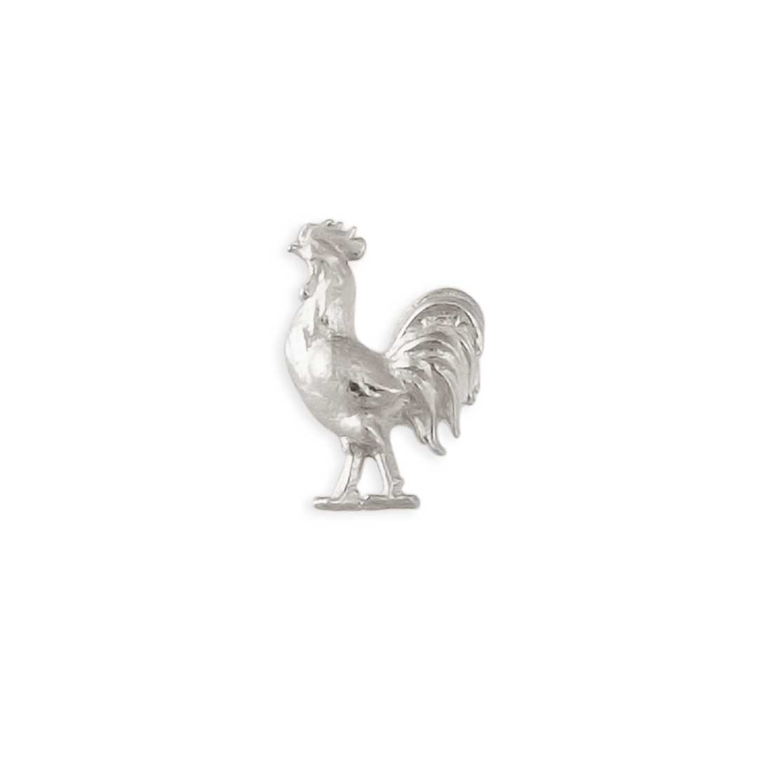 White Gold rooster jewelry
