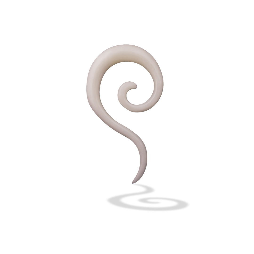 Spiral Bone earring