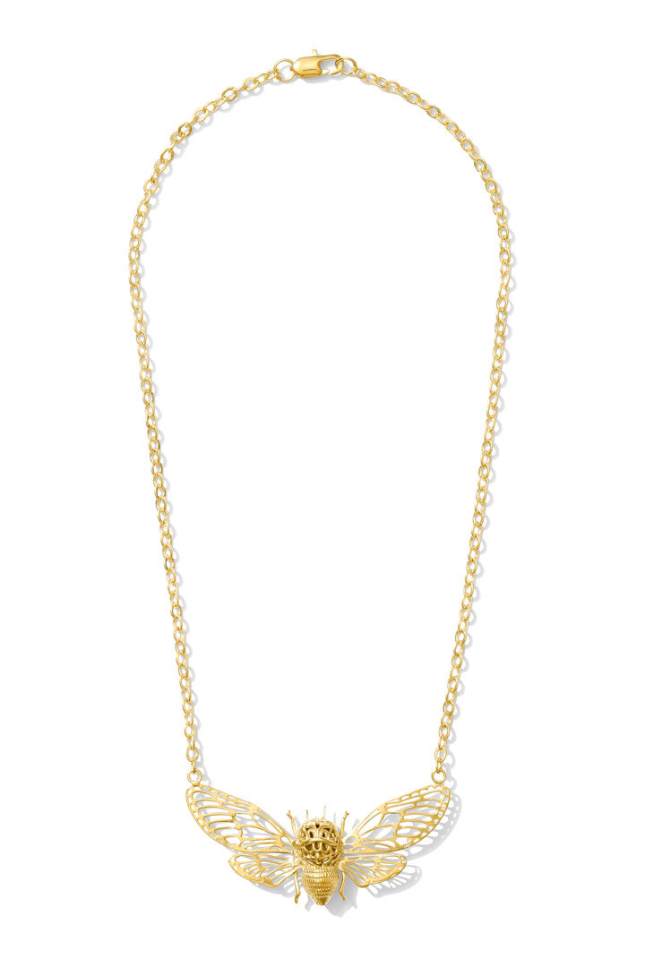 buzzy bee pendant necklace for nature lovers