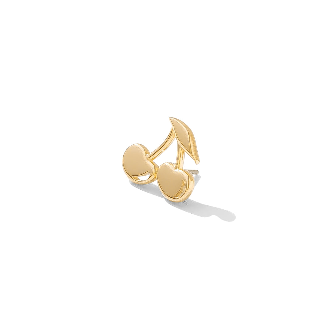 Cherries Pin | 14k Threadless Ends | TAWAPA