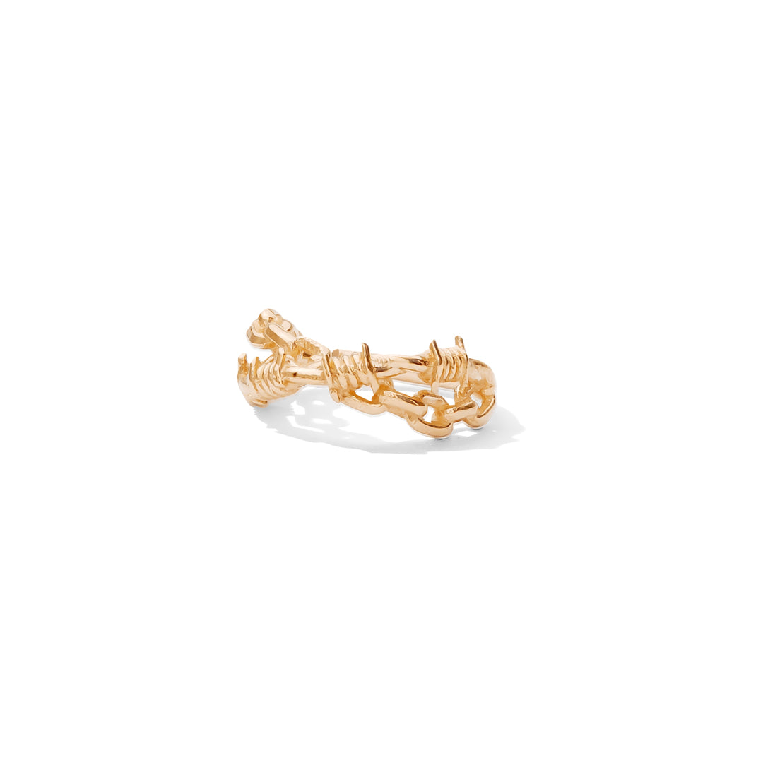 unique 14k gold clicker for septum, helix, or daith