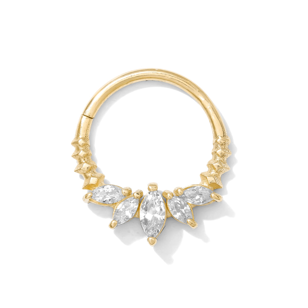 Lotus Bloom Continuous Ring