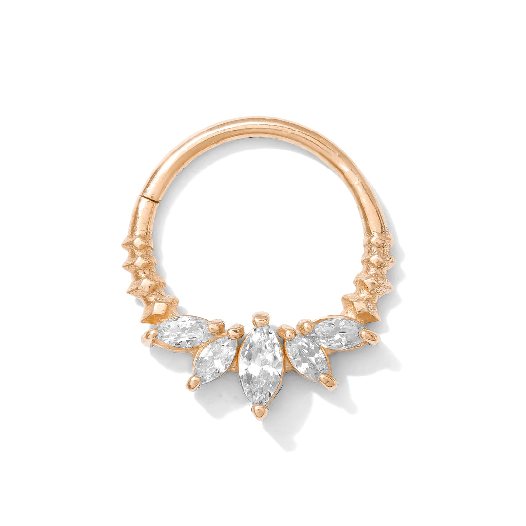 Lotus Bloom Continuous Ring