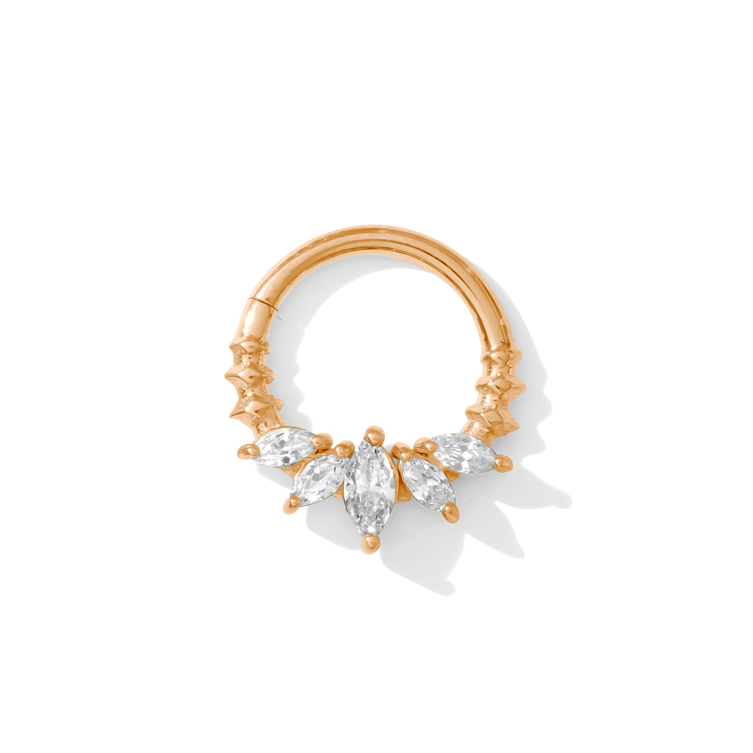 Lotus Bloom Continuous Ring