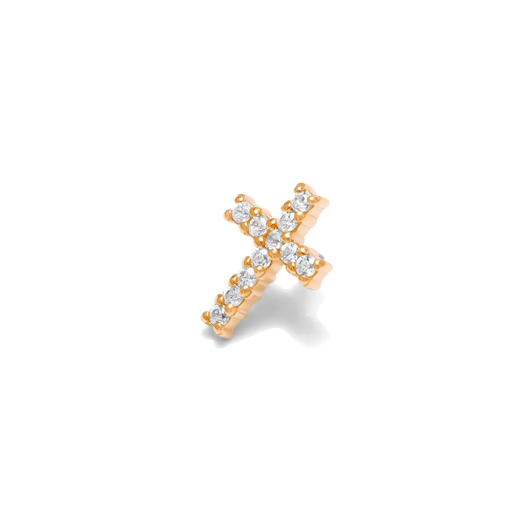 Pave Cross Pin
