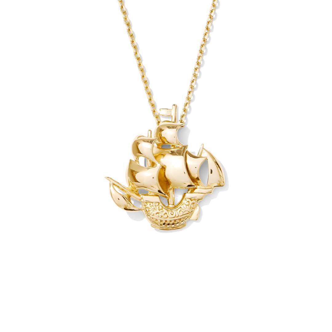 Pirate Ship Necklace