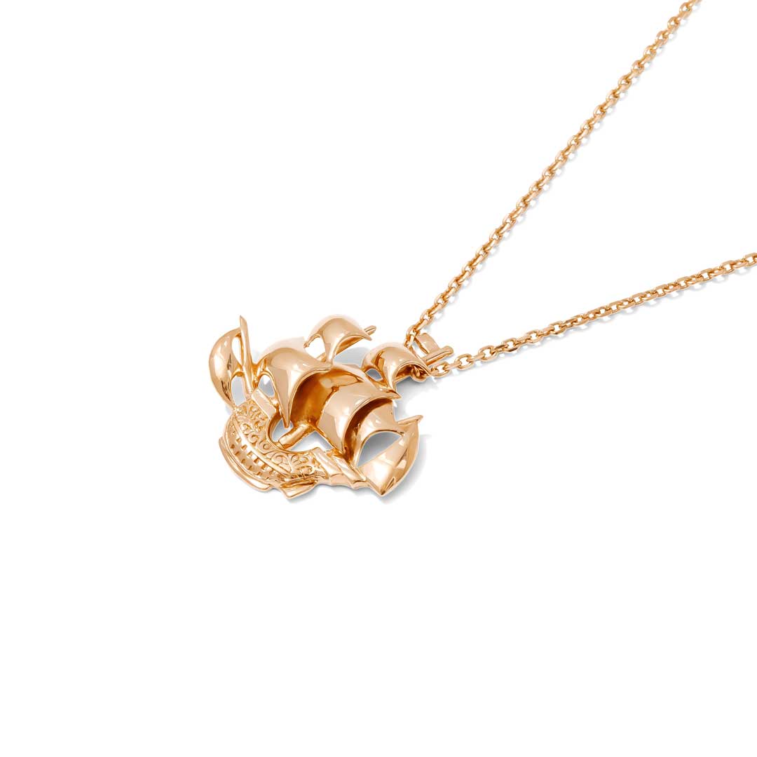 Pirate Ship Necklace