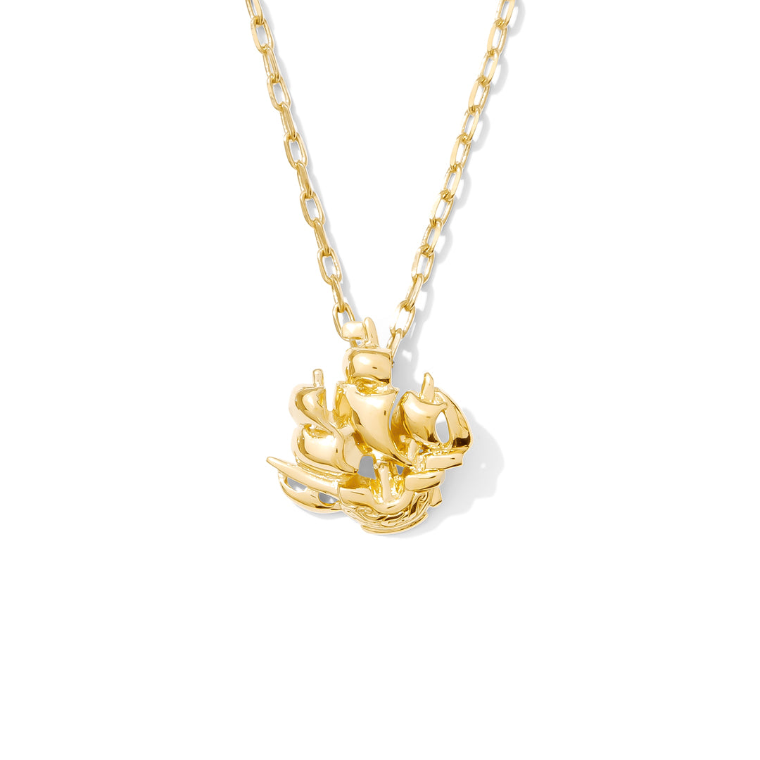 Pirate Ship Necklace