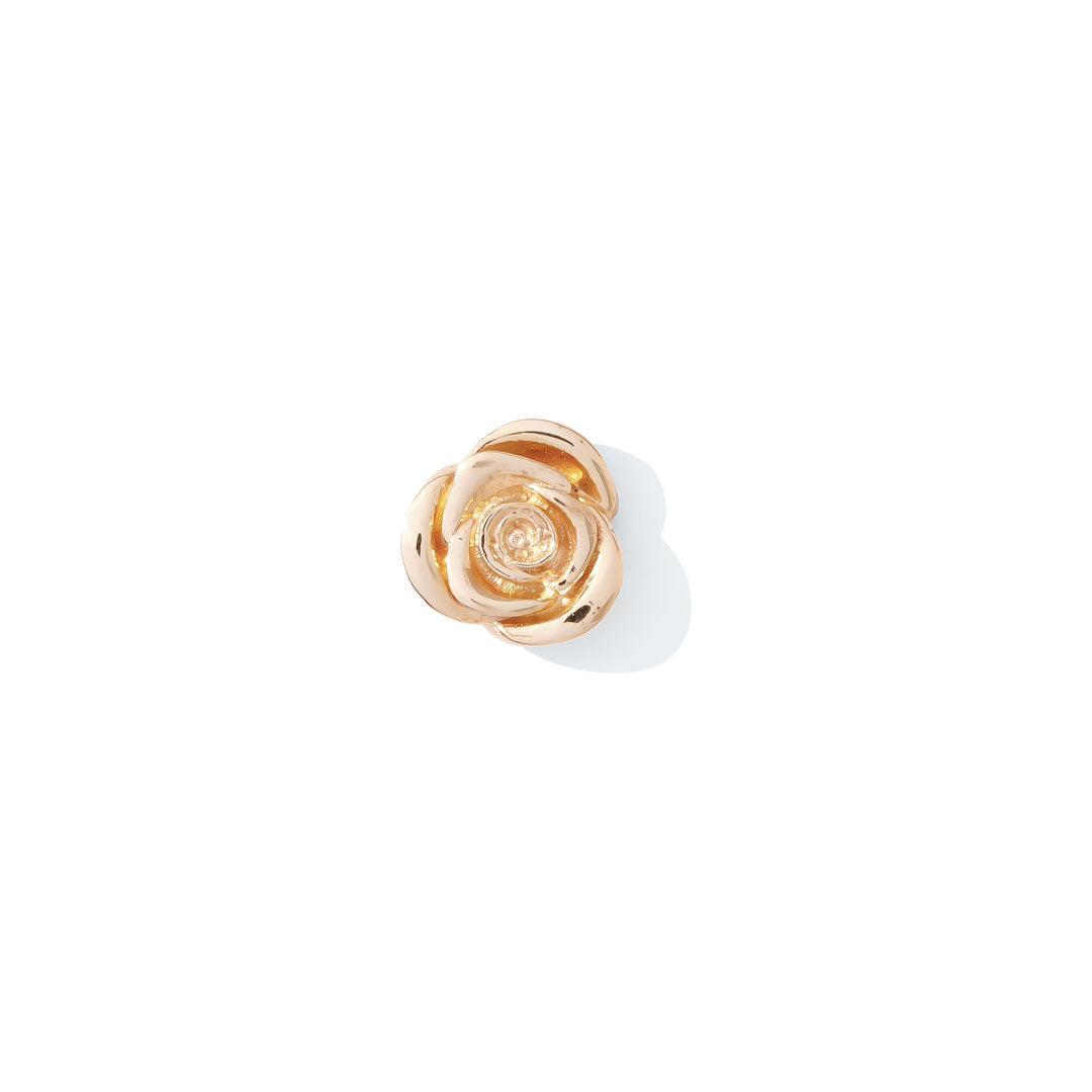 Rose Bloom Pin | 14k Threadless Ends | TAWAPA