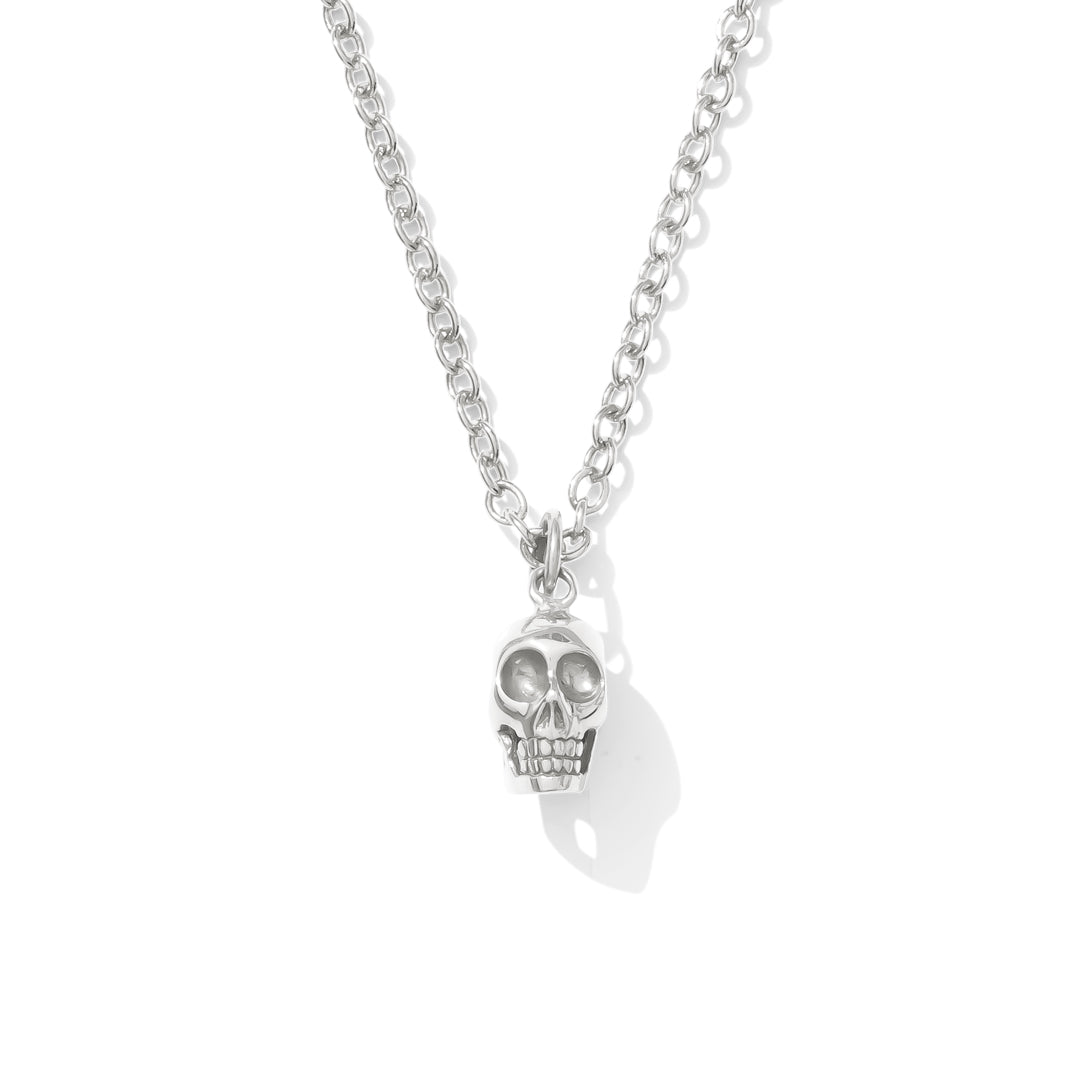 Tiny Skull Necklace – TAWAPA Tiny Skull Necklace – TAWAPA