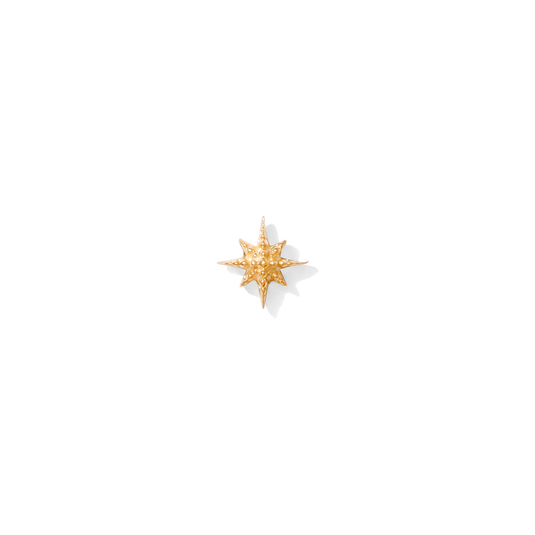 Celestial twinkle star design in solid gold jewelry