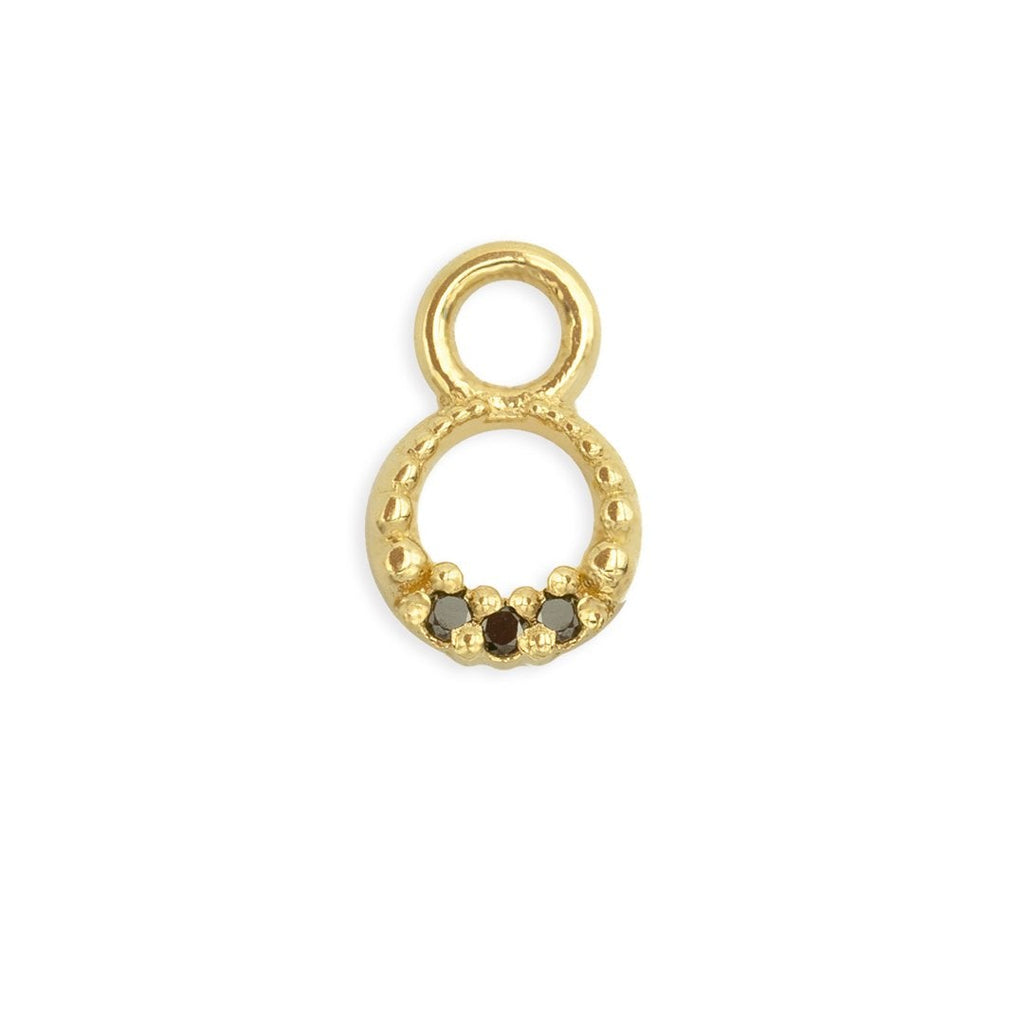 Athena Charm Solid 14k Gold