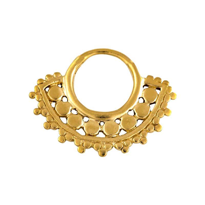 Afghan Continuous Ring gold