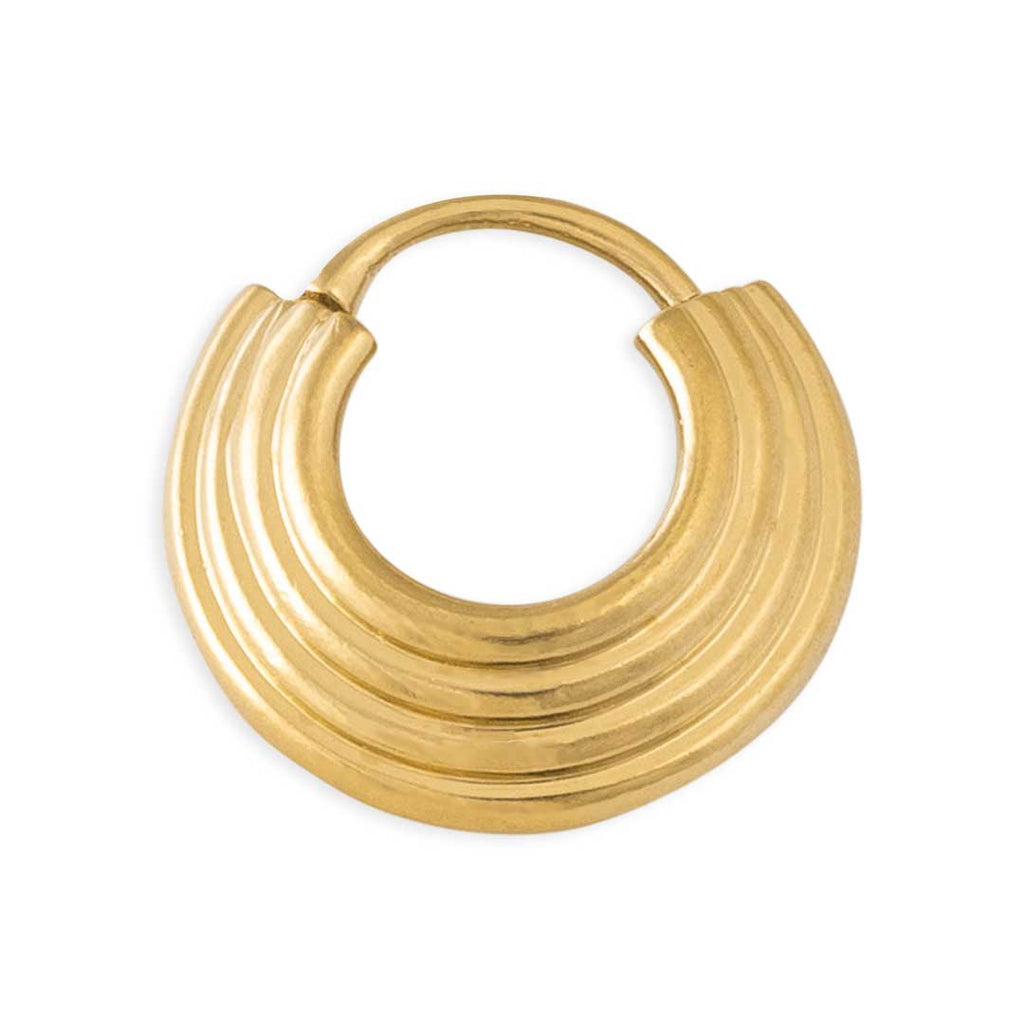 Banded Septum Clicker gold