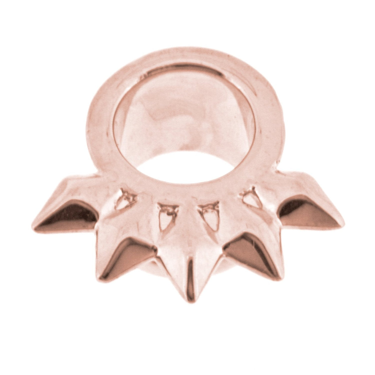 5 Point Plug Single Flare rose gold